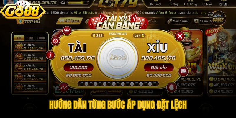 Quy trình vào lệnh tài xỉu không cân cửa GO88 theo bốn bước